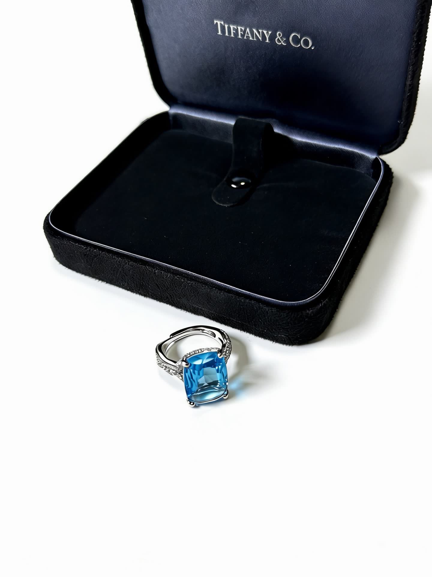Tiffany & Co. Blue Topaz Ring